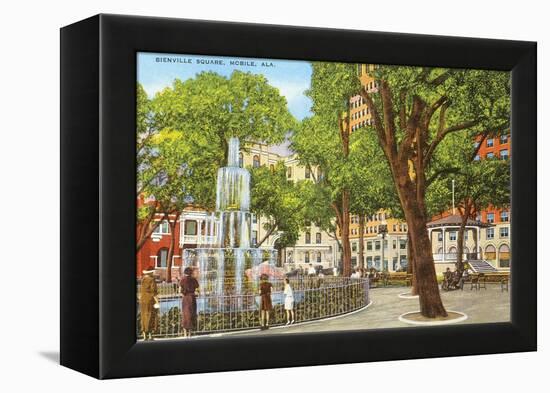 Bienville Square, Mobile, Alabama-null-Framed Stretched Canvas