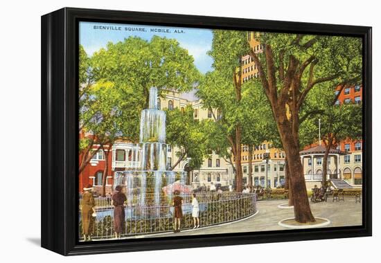 Bienville Square, Mobile, Alabama-null-Framed Stretched Canvas