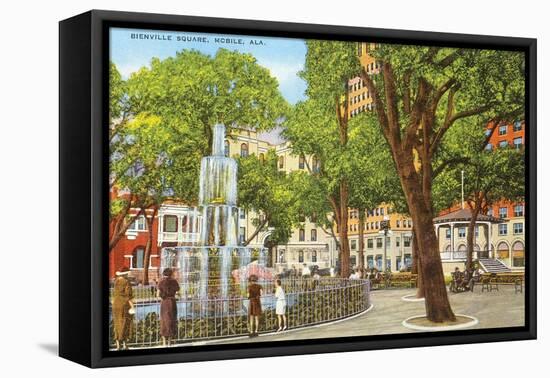 Bienville Square, Mobile, Alabama-null-Framed Stretched Canvas