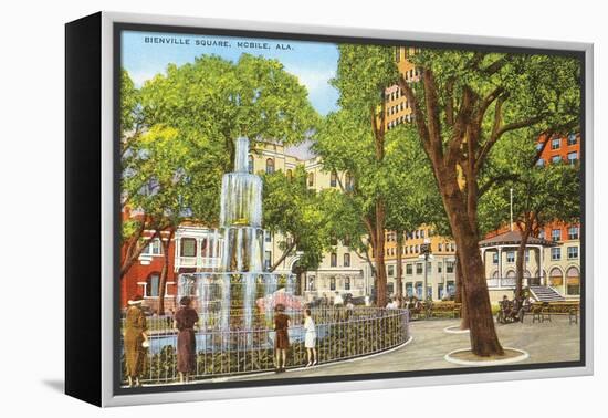 Bienville Square, Mobile, Alabama-null-Framed Stretched Canvas