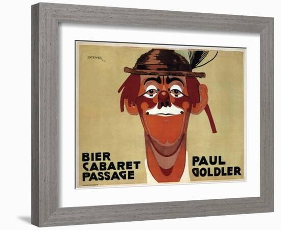 Bier Cabaret Passage, Paul Goldler, 1914-Jo Steiner-Framed Giclee Print