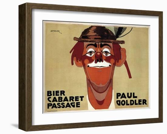 Bier Cabaret Passage, Paul Goldler, 1914-Jo Steiner-Framed Giclee Print