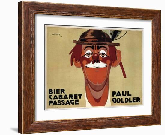 Bier Cabaret Passage, Paul Goldler, 1914-Jo Steiner-Framed Giclee Print