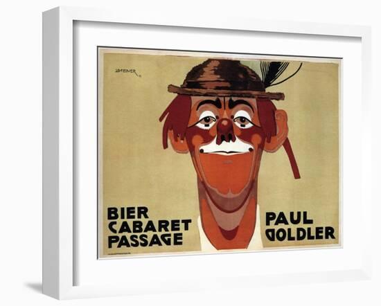 Bier Cabaret Passage, Paul Goldler, 1914-Jo Steiner-Framed Giclee Print