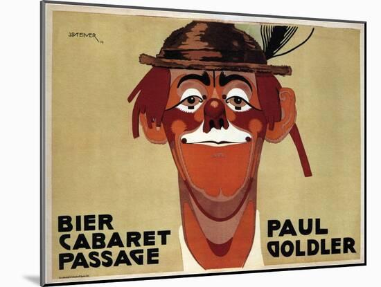 Bier Cabaret Passage, Paul Goldler, 1914-Jo Steiner-Mounted Giclee Print