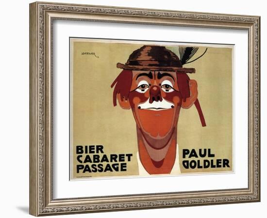 Bier Cabaret Passage / Paul Goldler-Josef Steiner-Framed Art Print