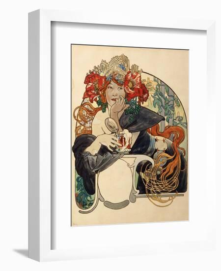 Biere De La Meuse-Alphonse Mucha-Framed Giclee Print
