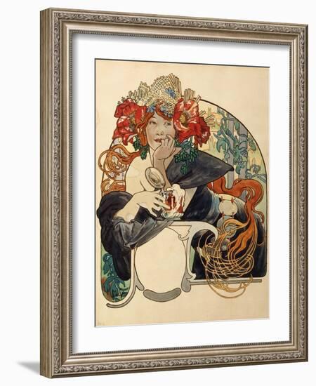 Biere De La Meuse-Alphonse Mucha-Framed Giclee Print