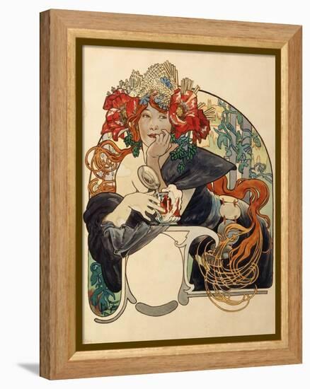 Biere De La Meuse-Alphonse Mucha-Framed Premier Image Canvas