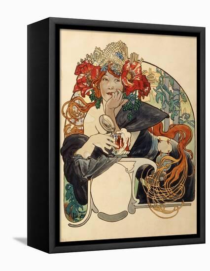 Biere De La Meuse-Alphonse Mucha-Framed Premier Image Canvas