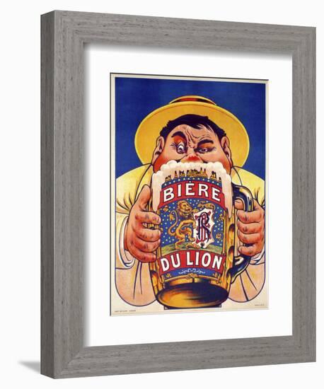 Biere du Lion-null-Framed Giclee Print