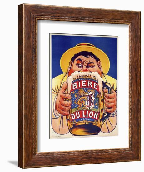 Biere du Lion-null-Framed Giclee Print