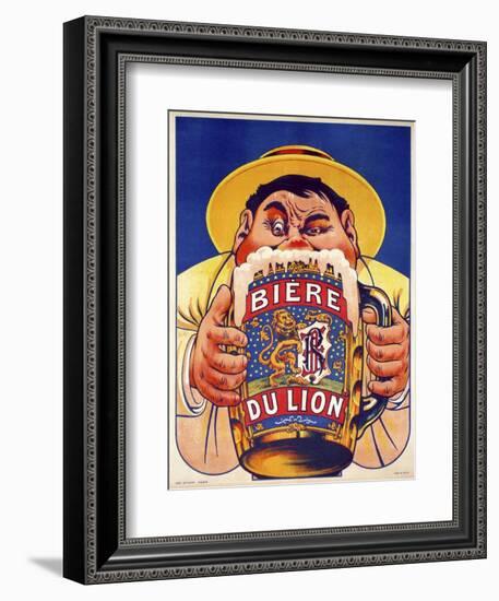 Biere du Lion-null-Framed Giclee Print