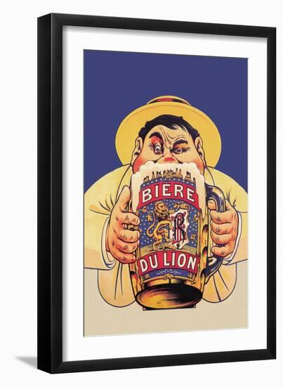 Biere du Lion-Eugene Oge-Framed Art Print