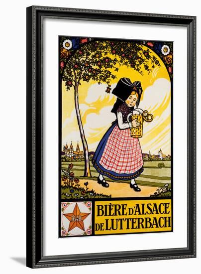 Bieres d'Alsace-Hansi-Framed Giclee Print