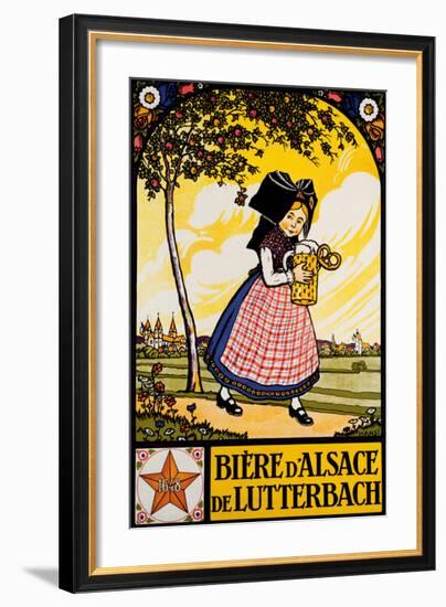 Bieres d'Alsace-Hansi-Framed Giclee Print