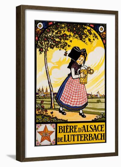 Bieres d'Alsace-Hansi-Framed Giclee Print