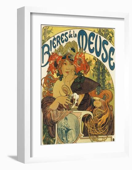 Bières de la Meuse, 1897-Alphonse Mucha-Framed Art Print