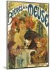 Bières de la Meuse, 1897-Alphonse Mucha-Mounted Art Print