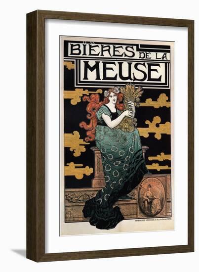 Bieres De La Meuse-Marc Auguste Bastard-Framed Art Print
