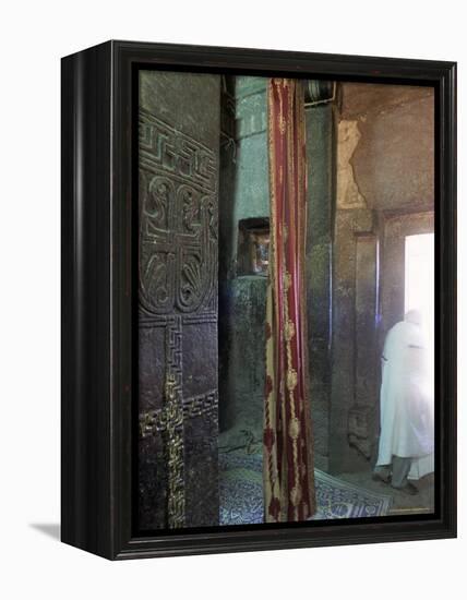 Bieta Maskal (House of the Cross), Town of Lalibela, Wollo Region, Ethiopia, Africa-Bruno Barbier-Framed Premier Image Canvas