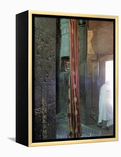 Bieta Maskal (House of the Cross), Town of Lalibela, Wollo Region, Ethiopia, Africa-Bruno Barbier-Framed Premier Image Canvas