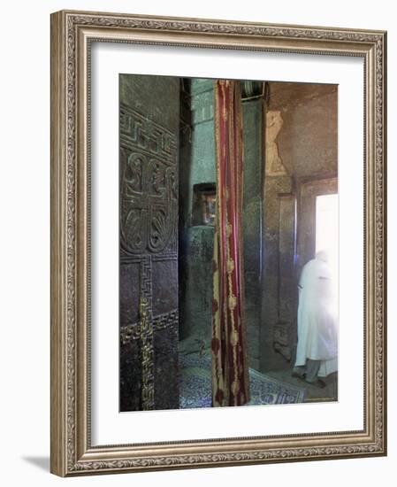 Bieta Maskal (House of the Cross), Town of Lalibela, Wollo Region, Ethiopia, Africa-Bruno Barbier-Framed Photographic Print