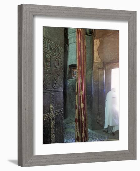 Bieta Maskal (House of the Cross), Town of Lalibela, Wollo Region, Ethiopia, Africa-Bruno Barbier-Framed Photographic Print