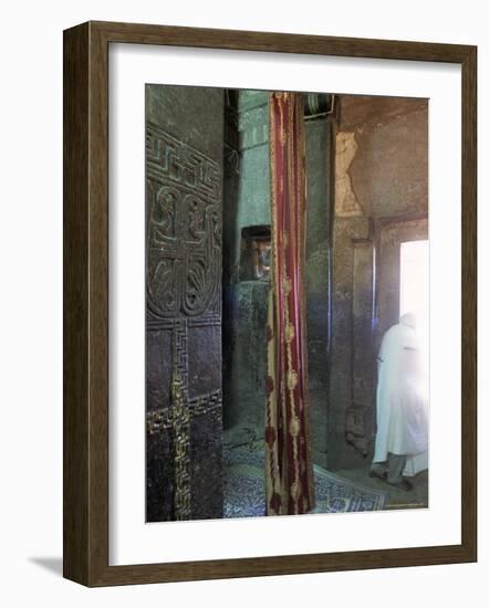 Bieta Maskal (House of the Cross), Town of Lalibela, Wollo Region, Ethiopia, Africa-Bruno Barbier-Framed Photographic Print