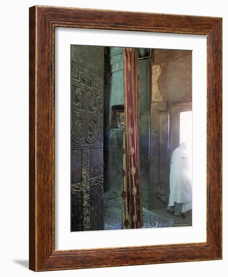 Bieta Maskal (House of the Cross), Town of Lalibela, Wollo Region, Ethiopia, Africa-Bruno Barbier-Framed Photographic Print