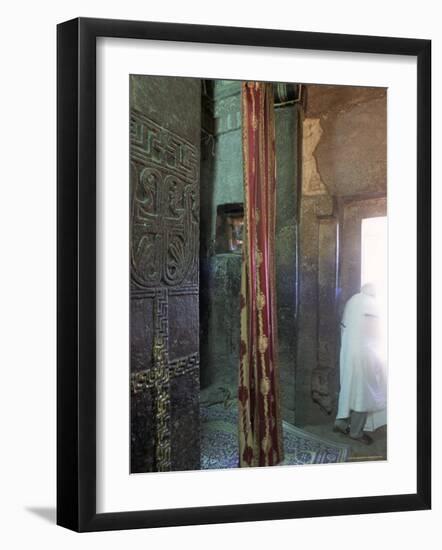 Bieta Maskal (House of the Cross), Town of Lalibela, Wollo Region, Ethiopia, Africa-Bruno Barbier-Framed Photographic Print