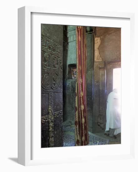 Bieta Maskal (House of the Cross), Town of Lalibela, Wollo Region, Ethiopia, Africa-Bruno Barbier-Framed Photographic Print