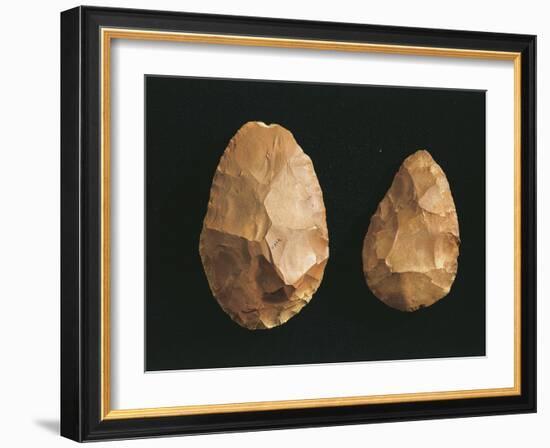 Bifaces, Kenya, Paleolithic, Prehistory-null-Framed Giclee Print