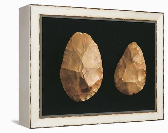 Bifaces, Kenya, Paleolithic, Prehistory-null-Framed Premier Image Canvas