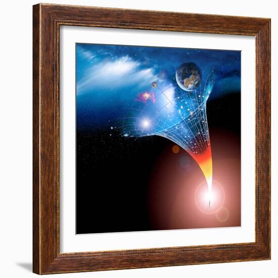 Big Bang Origin of the Universe, Artwork-Detlev Van Ravenswaay-Framed Premium Photographic Print
