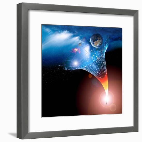 Big Bang Origin of the Universe, Artwork-Detlev Van Ravenswaay-Framed Premium Photographic Print