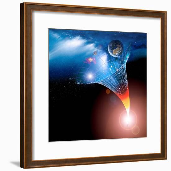 Big Bang Origin of the Universe, Artwork-Detlev Van Ravenswaay-Framed Premium Photographic Print