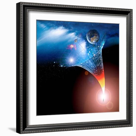 Big Bang Origin of the Universe, Artwork-Detlev Van Ravenswaay-Framed Premium Photographic Print