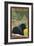 Big Bear Lake, California - Black Bear in Forest-Lantern Press-Framed Art Print