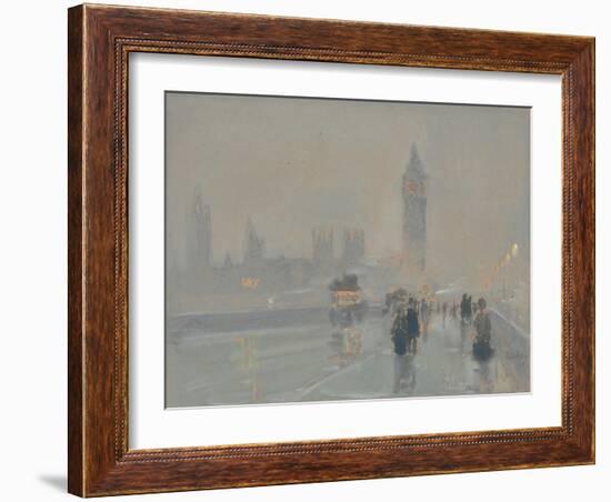 Big Ben, 1897 or 1907-Childe Hassam-Framed Giclee Print