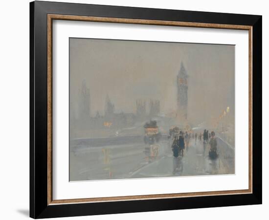 Big Ben, 1897 or 1907-Childe Hassam-Framed Giclee Print