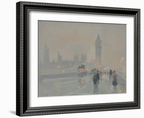 Big Ben, 1897 or 1907-Childe Hassam-Framed Giclee Print