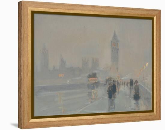 Big Ben, 1897 or 1907-Childe Hassam-Framed Premier Image Canvas