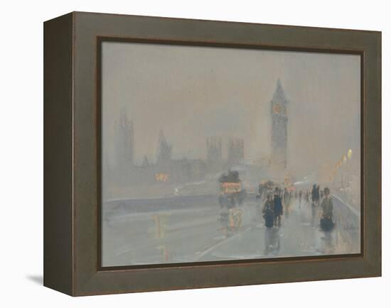 Big Ben, 1897 or 1907-Childe Hassam-Framed Premier Image Canvas