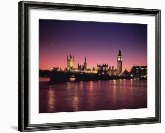 Big Ben and Houses of Parliamant, London, England-Alan Copson-Framed Photographic Print