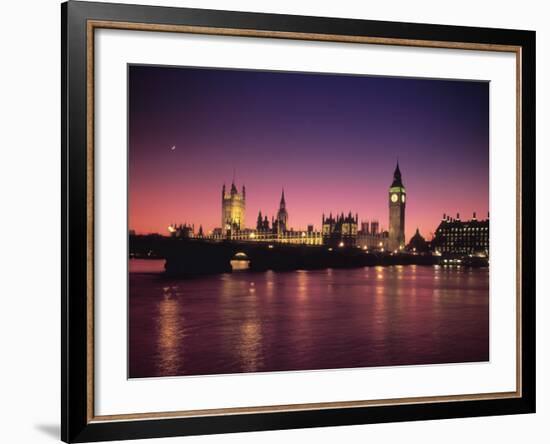 Big Ben and Houses of Parliamant, London, England-Alan Copson-Framed Photographic Print