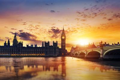 Big Ben And Houses Of Parliament At Dusk London Uk Photographic Print Beatrice Preve Art Com