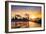 Big Ben and Houses of Parliament at Dusk, London, Uk-Beatrice Preve-Framed Photographic Print