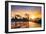 Big Ben and Houses of Parliament at Dusk, London, Uk-Beatrice Preve-Framed Photographic Print