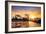 Big Ben and Houses of Parliament at Dusk, London, Uk-Beatrice Preve-Framed Photographic Print